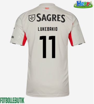 Benfica Dodi Lukebakio #11 Bortatröja 2025-26 Kortärmad